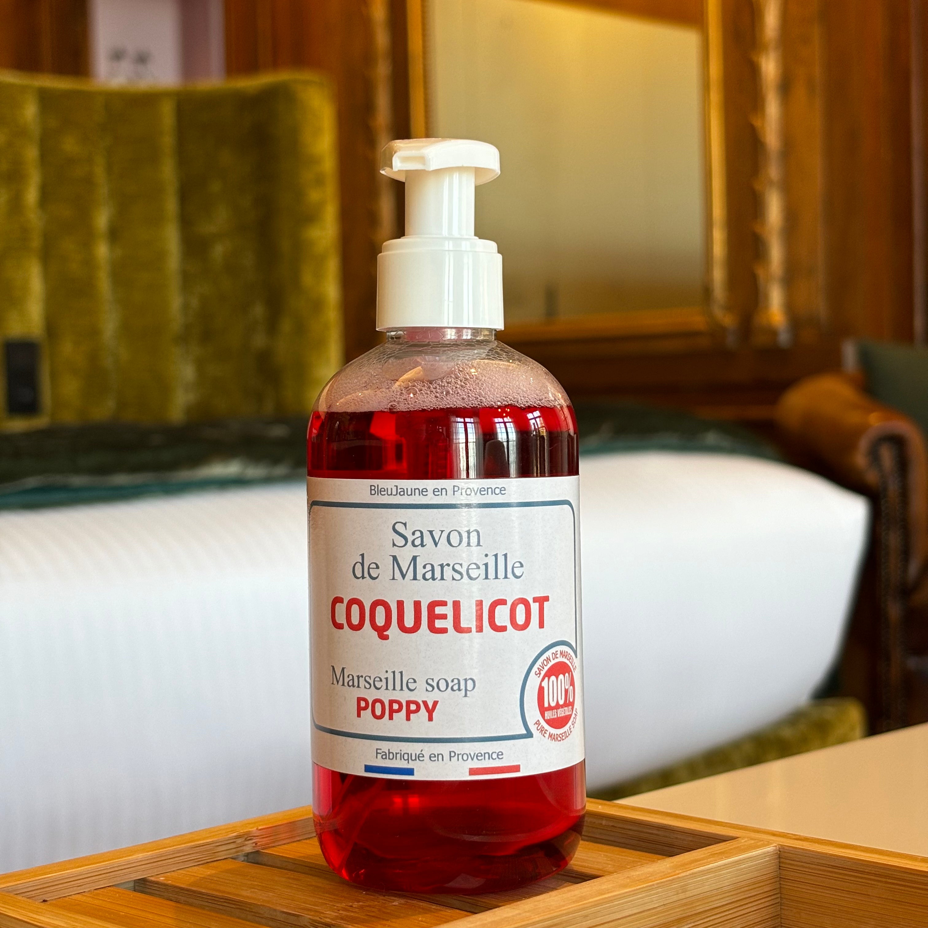 Savon Liquide de Marseille Coquelicot