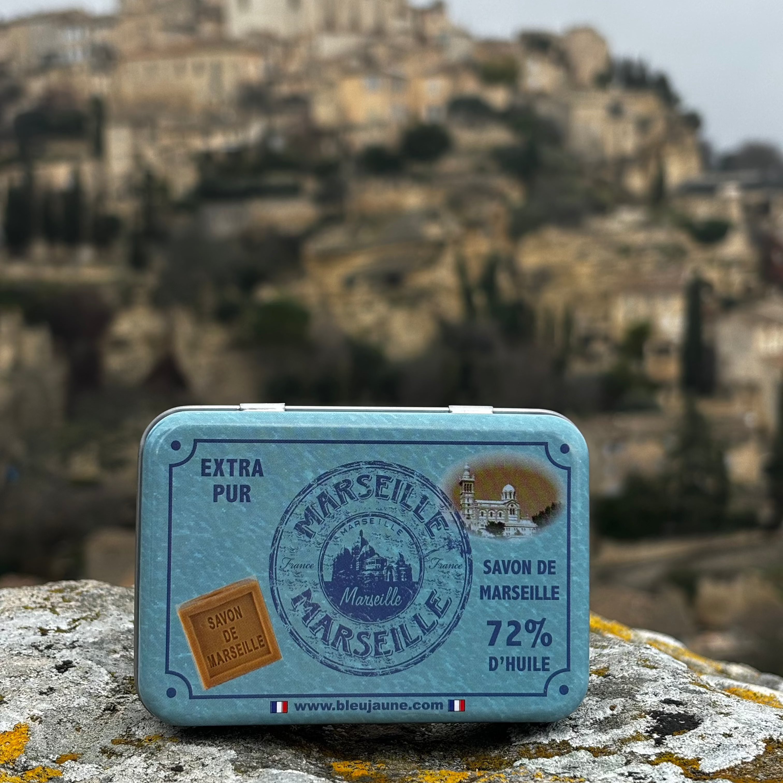 Porte-Savon Métallique Marseille Bleu