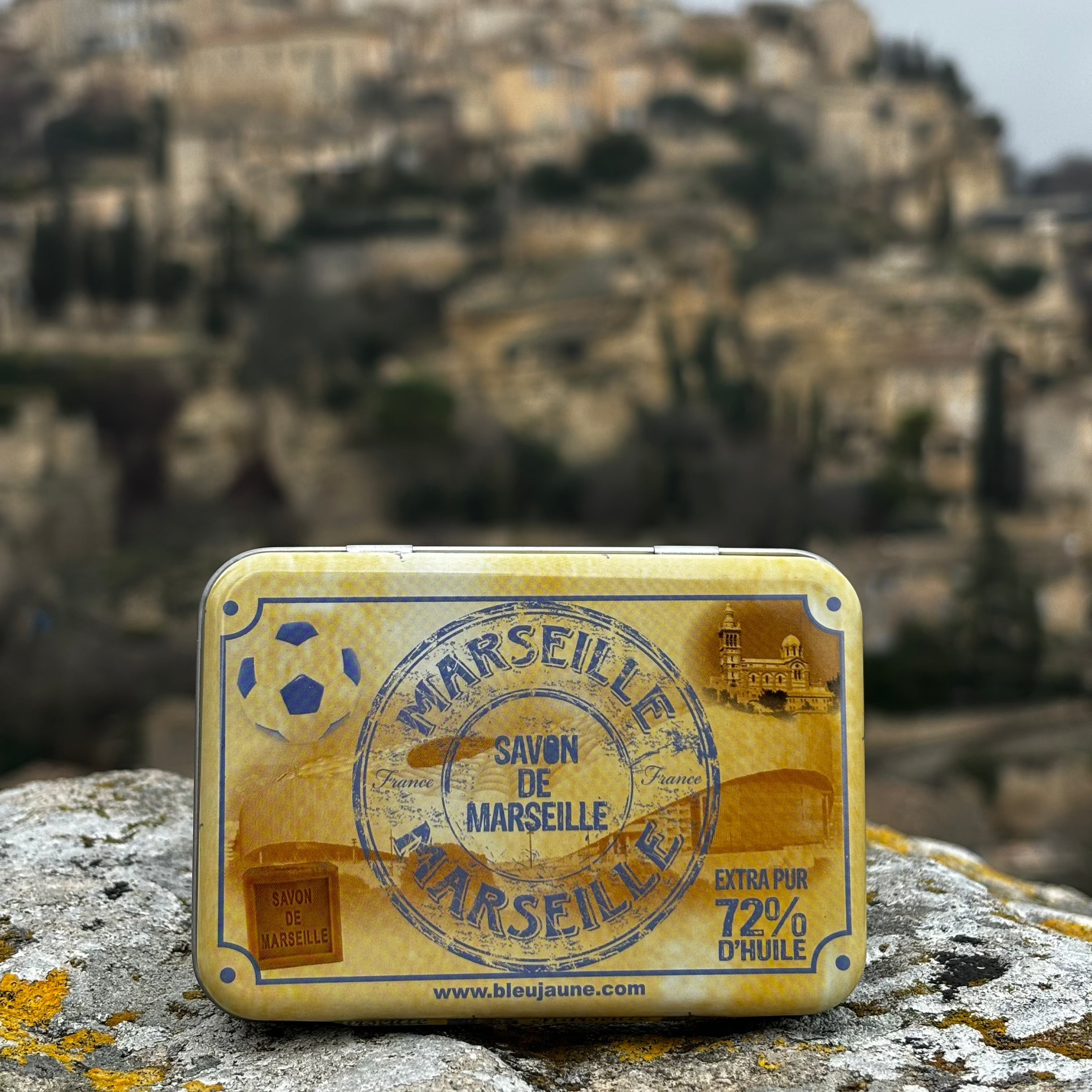 Porte-Savon Métallique Marseille Jaune