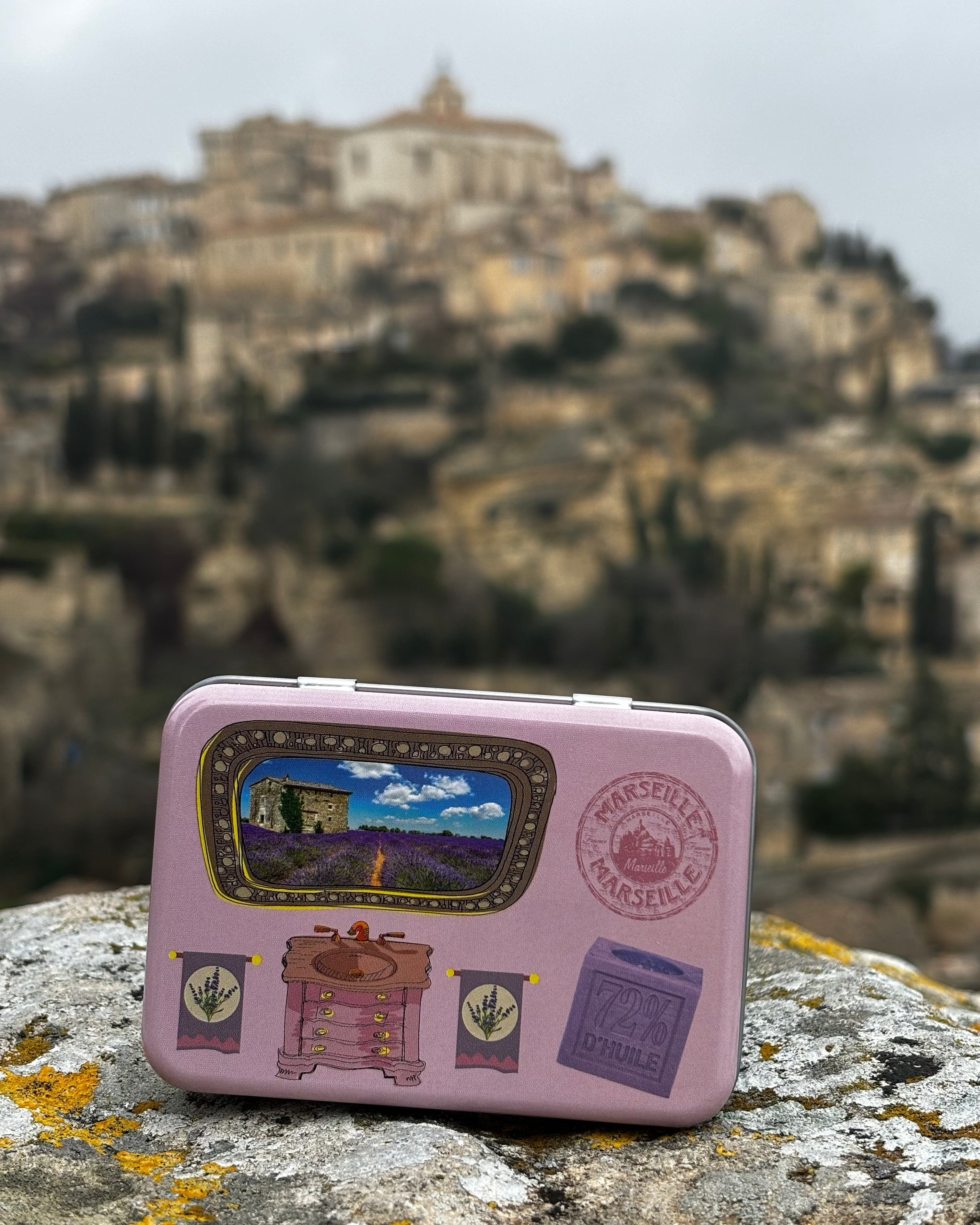 Porte-Savon Métallique Rose