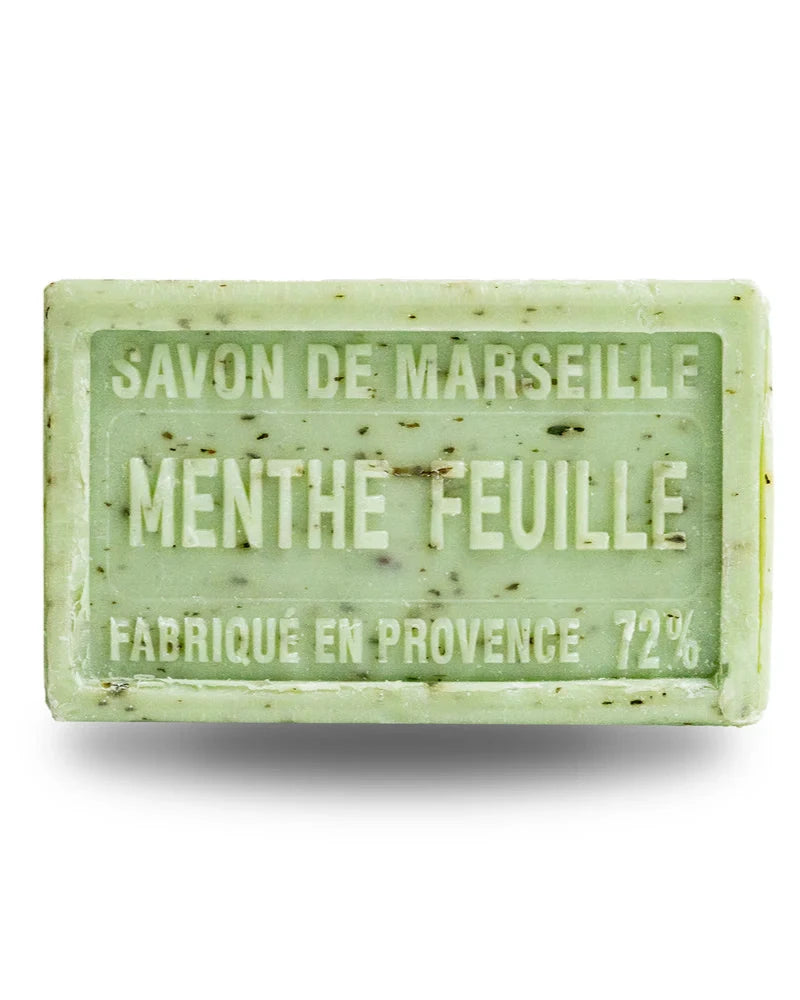 Savon Exfoliant Menthe Feuille 100g Rectangle