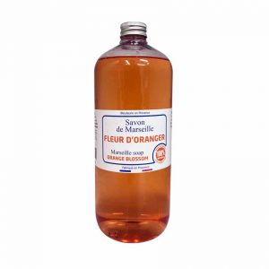 Savon Liquide de Marseille parfum Fleur d’Oranger (1L)